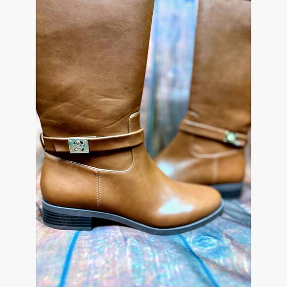 Charter Club Johannes Leather Riding Boots - Cognac - size 8.5 - Picture 5 of 10